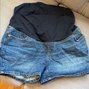 Denim Maternity Shorts Size 4